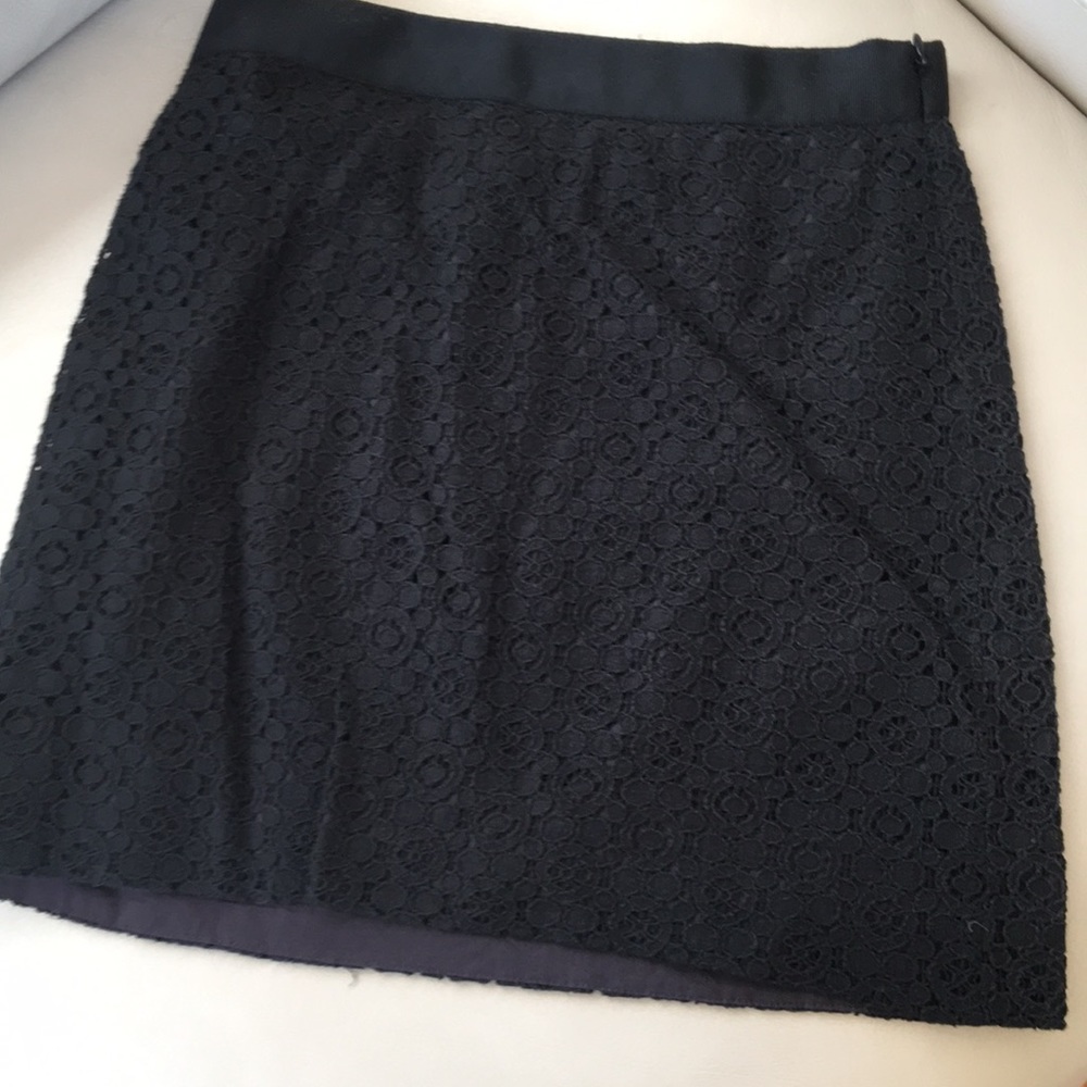 J.Crew lace print mini skirt